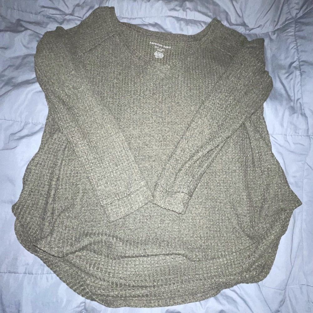olive green sweater size: xl brand: american eagle